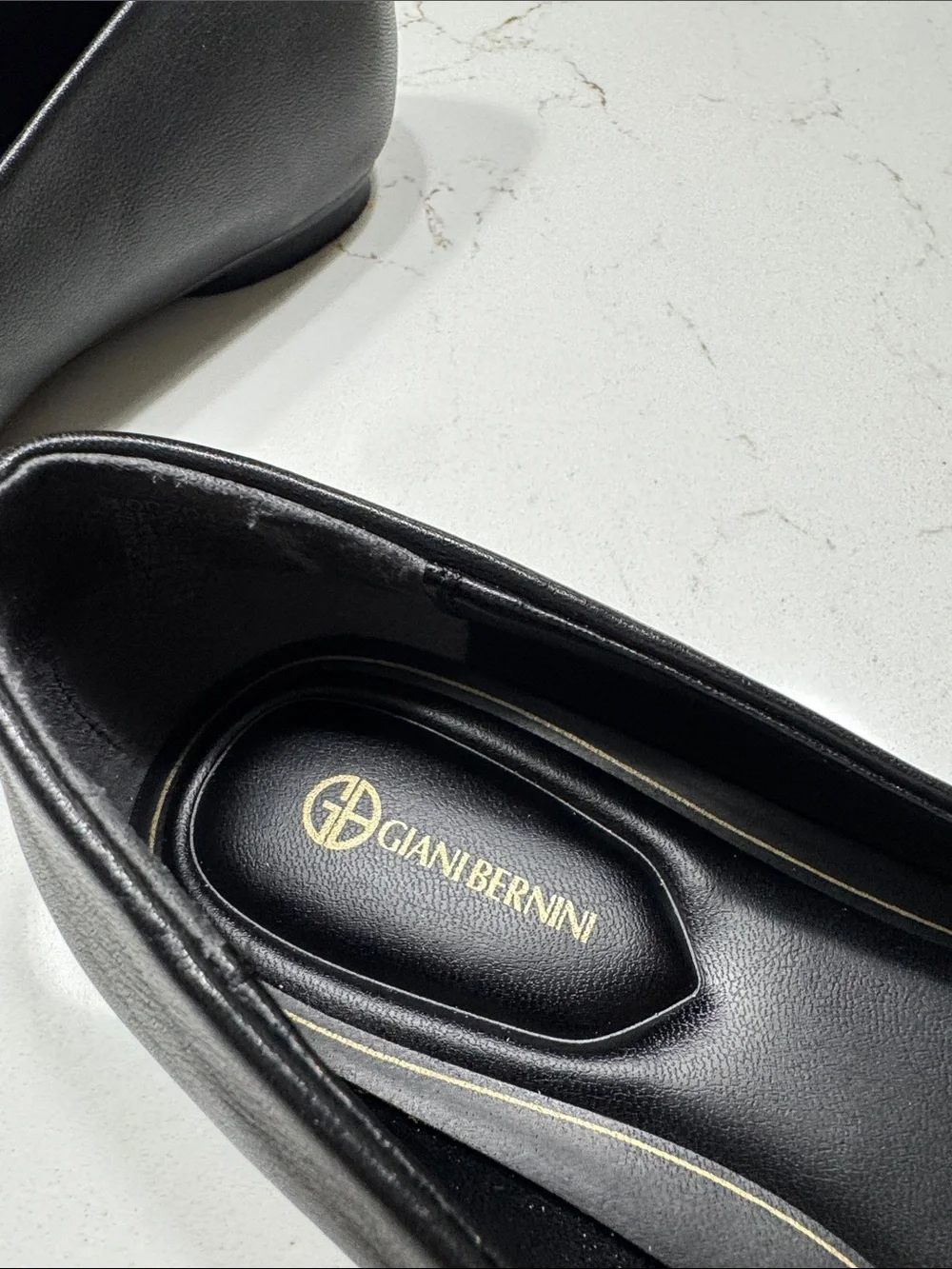 Giani Bernini Women's Bentlley Pointed Toe Flats Black Size 6.5